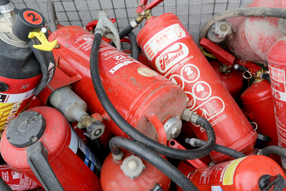 Foto Alte Feuerlöscher 